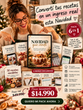Navidad que Vende: pack 6 en 1 para convertir tus recetas en un ingreso real esta Navidad, precio de lanzamiento $14.990